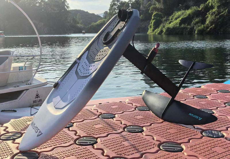Electric surfing adventure with ASUFUN, turning every wave into a smooth and silent flight.